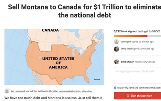 Nợ công cao, hàng ngàn người Mỹ đòi... bán bang Montana cho Canada