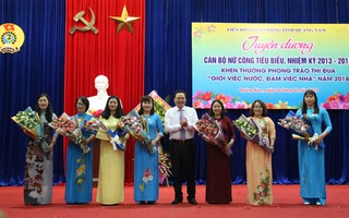 Quảng Nam: Khen thưởng cán bộ nữ công tiêu biểu