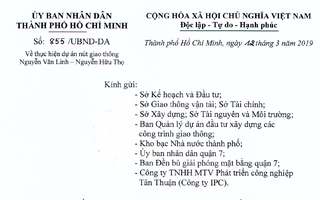 Công ty Tân Thuận- IPC bị UBND TP HCM "rút" quyền chủ đầu tư 2 dự án lớn tại khu Nam