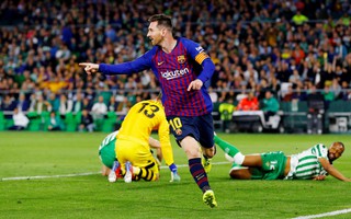 Báo chí trao cúp sớm cho Barcelona, CĐV Betis mừng Messi phá lưới đội nhà