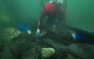 Khai quật tàu cổ "ngủ quên" 2.500 năm dưới đáy sông Nile