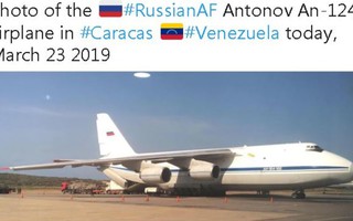 Máy bay quân sự Nga chở binh sĩ tới Venezuela
