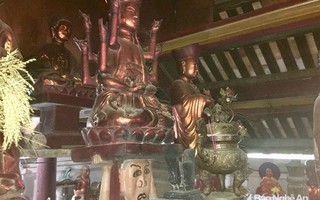 Độc đáo bức tượng “đầu người đội Phật” nghìn năm tuổi