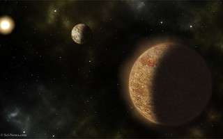 Phát hiện "hệ mặt trời" già với 2 siêu trái đất