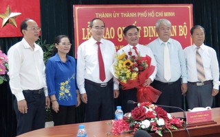 Ông Trần Trọng Tuấn giữ chức Bí thư Quận ủy quận 3