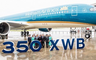 Chủ tịch QH chứng kiến ra mắt "siêu" máy bay A350-900 của Vietnam Airlines