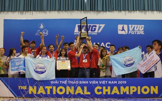 Đại học Tôn Đức Thắng vô địch VUG futsal