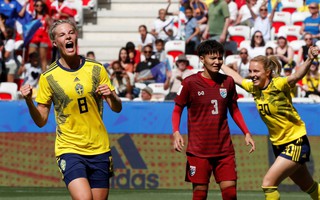 Thái Lan tiếp tục thảm bại, sớm bị loại khỏi World Cup nữ 2019