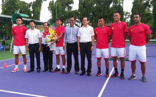 Quần vợt Việt Nam được tiếp thêm động lực trước Davis Cup 2019