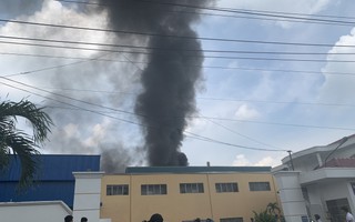 Bình Dương: Nổ tại KCN  Sóng Thần 2, cột khói bốc cao kèm mùi khó chịu