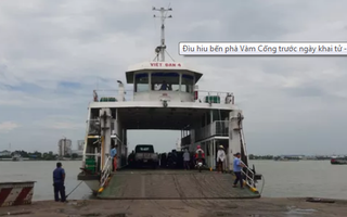 Đìu hiu bến phà Vàm Cống trước ngày "khai tử"