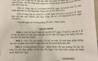 3 năm không thể truy tố vì vướng quyết định kỷ luật công chức