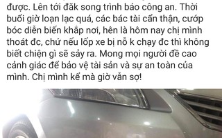 Xác minh thông tin cướp rượt đuổi, bắn vào xe con trên đường Hồ Chí Minh