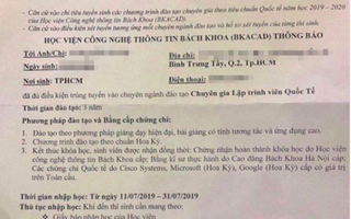 Lãnh đạo Trường ĐH Bách khoa Hà Nội xin lỗi vì thí sinh… "bỗng dưng trúng tuyển ĐH"