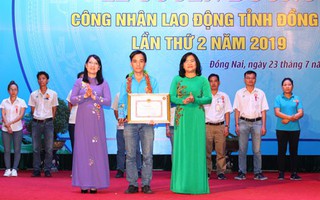ĐỒNG NAI: Khen thưởng 320 công nhân tiêu biểu