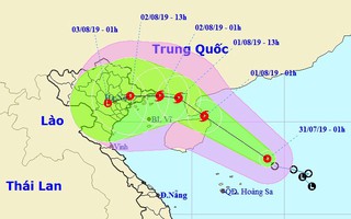 Bão số 3 giật cấp 11 di chuyển nhanh vào Quảng Ninh - Hải Phòng