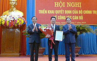 Chủ tịch Hà Tĩnh Đặng Quốc Khánh làm tân Bí thư Tỉnh ủy Hà Giang