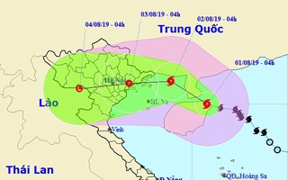 Bão số 3 mạnh thêm, giật trên cấp 12 "trực chỉ" vào Quảng Ninh-Hải Phòng