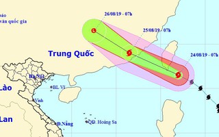 Bão Bailu áp sát Biển Đông, các tỉnh Hà Tĩnh-Quảng Trị mưa lớn