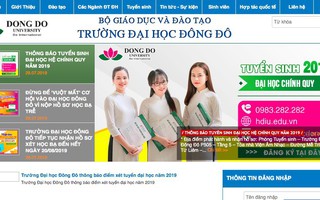 Ai tiếp tay cho Trường ĐH Đông Đô?