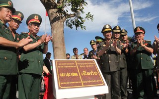 Trang trọng Lễ chào cột mốc chủ quyền biên giới Việt Nam - Campuchia