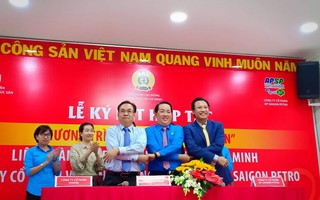 Vissan và Saigon Petro bán hàng giảm giá cho đoàn viên Công đoàn