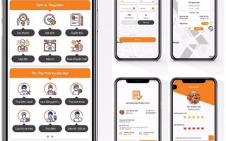 Startup Việt ra mắt ứng dụng "Thế Giới Thợ" gọi thợ điện, nước...