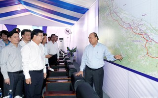 Khởi công  xây dựng Dự án cao tốc Bắc- Nam đoạn Cam Lộ - La Sơn