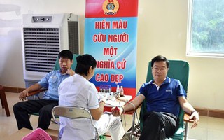 CNVC-LĐ dệt may hiến máu cứu người