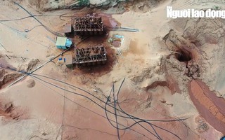 Bình Thuận: Sụp hầm, 1 công nhân bị vùi lấp tử vong tại công trường khai thác titan