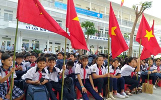 Trungnam Group bàn giao ngôi trường 45 tỉ đồng cho Ninh Thuận trong ngày khai giảng