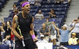 Clip: Nadal mạnh mẽ quật ngã đối thủ, vào bán kết US Open 2019