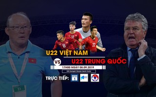 Xem trực tiếp U22 Việt Nam gặp U22 Trung Quốc trên kênh nào?