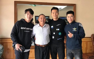 Xuân Trường rủ "sao" Hà Nội FC thăm thầy cũ trước ngày lên đường sang Hàn Quốc