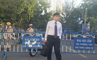 An ninh thắt chặt tại phiên tòa xét xử vợ chồng luật sư Trần Vũ Hải