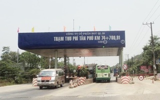 Ngày mai (20-10), tạm dừng thu phí tại Trạm BOT Tân Phú