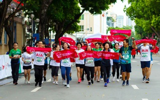 Dấu ấn AIA Việt Nam trên đường chạy VPBank Hanoi Marathon Asean 2020