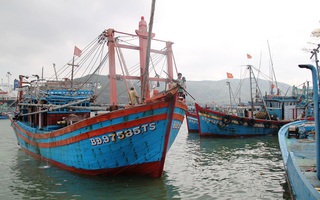 Bị chìm trên đường tránh bão, 26 thuyền viên của 2 tàu cá Bình Định mất tích