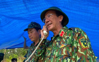 Thiếu tướng Nguyễn Đình Tiến: Dốc toàn lực tìm nạn nhân bị vùi lấp