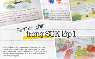 “Sạn” chi chít trong sách giáo khoa lớp 1 khiến phụ huynh... nổi nóng