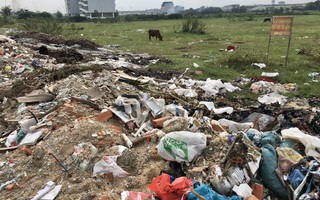 Cận cảnh hàng trăm tấn rác "tấn công" Khu tái định cư 38 ha ở quận 12