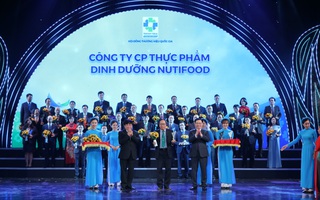 NutiFood lần thứ hai được vinh danh Thương hiệu quốc gia