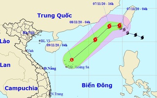 Bão Atsani vào Biển Đông giật cấp 11, trở thành cơn bão số 11