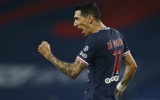 Di Maria lập cú đúp, PSG tiếp tục ở đỉnh bảng Ligue 1