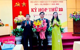 Quảng Ngãi có Phó Chủ tịch UBND tỉnh 45 tuổi