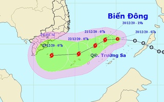 Áp thấp nhiệt đới vào Biển Đông, cả Nam bộ bị ảnh hưởng