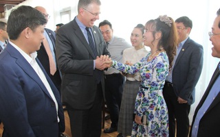 Đại sứ Mỹ thăm và làm việc với HDBank, Vietjet