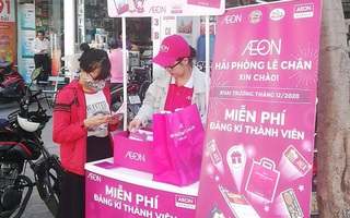 AEON Việt Nam khuyến khích khách hàng dùng túi riêng khi mua sắm