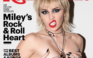 Miley Cyrus "nổi loạn" trên bìa tạp chí