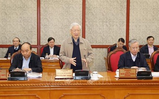 Chùm ảnh: Tổng Bí thư, Chủ tịch nước Nguyễn Phú Trọng chủ trì họp Bộ Chính trị